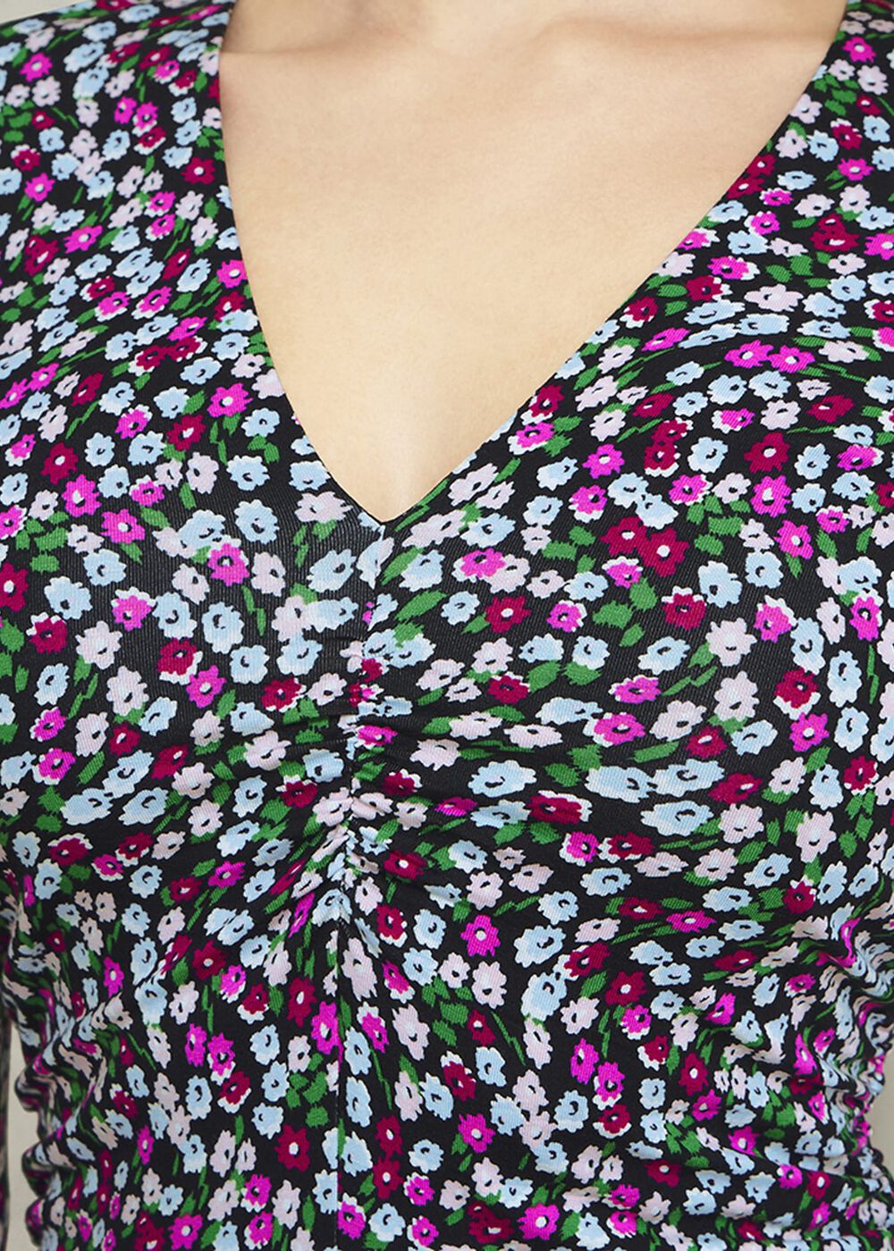 Flo Jersey Dress, Pink Multi, hi-res