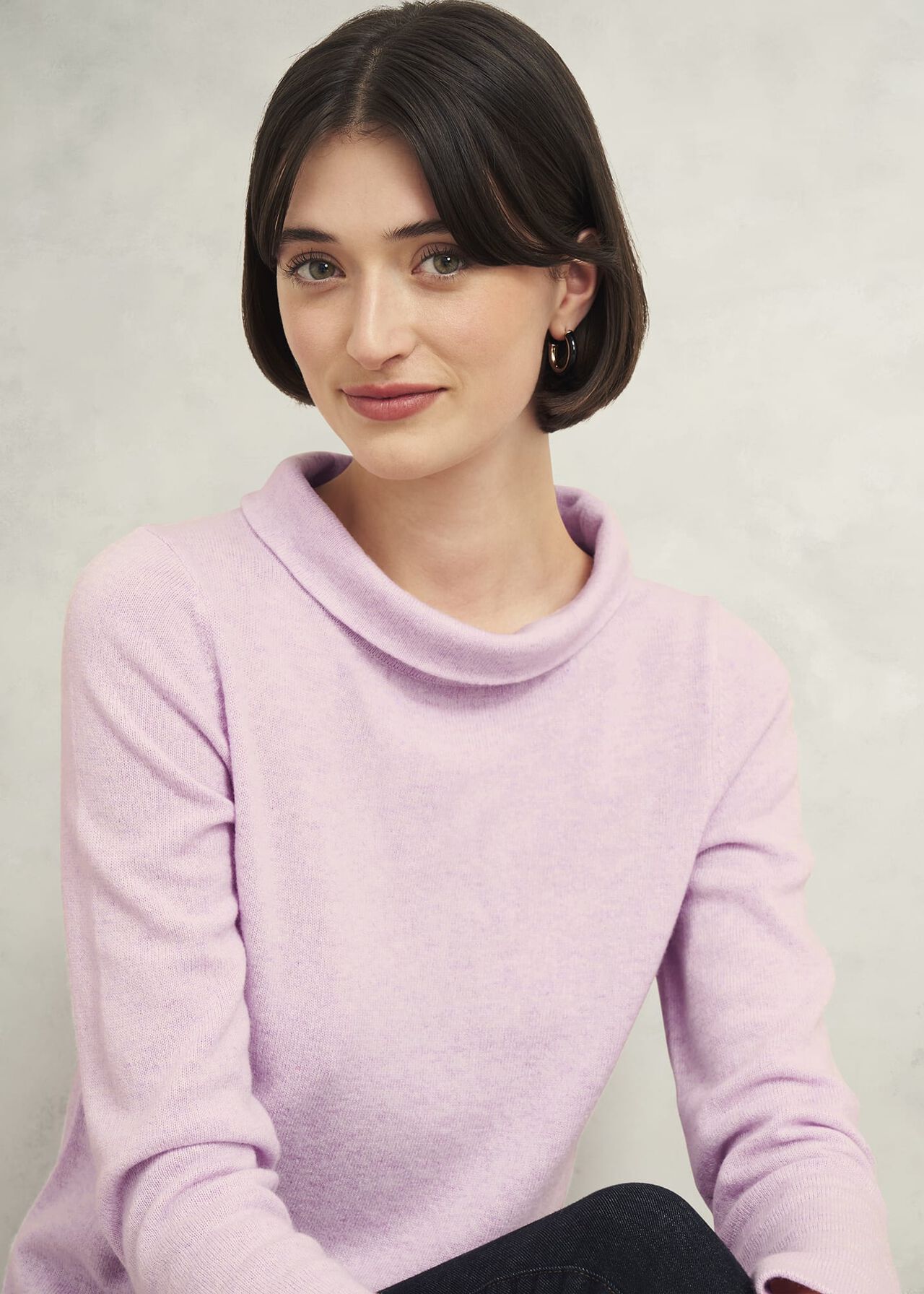 Audrey Wool Cashmere Jumper, Candy Marl, hi-res