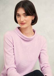Audrey Wool Cashmere Jumper, Candy Marl, hi-res