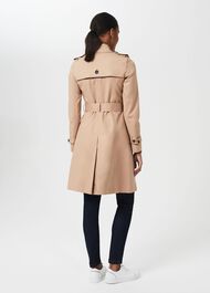 Saskia Water Resistant Trench Coat, Tan, hi-res