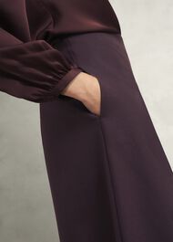 Chersham Skirt With Wool, Malbec Purple, hi-res