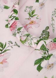 Catherine Silk Floral Maxi Dress, Pale Pink Multi, hi-res