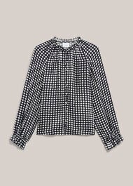 Hewlett Geo Top, Black Cream, hi-res