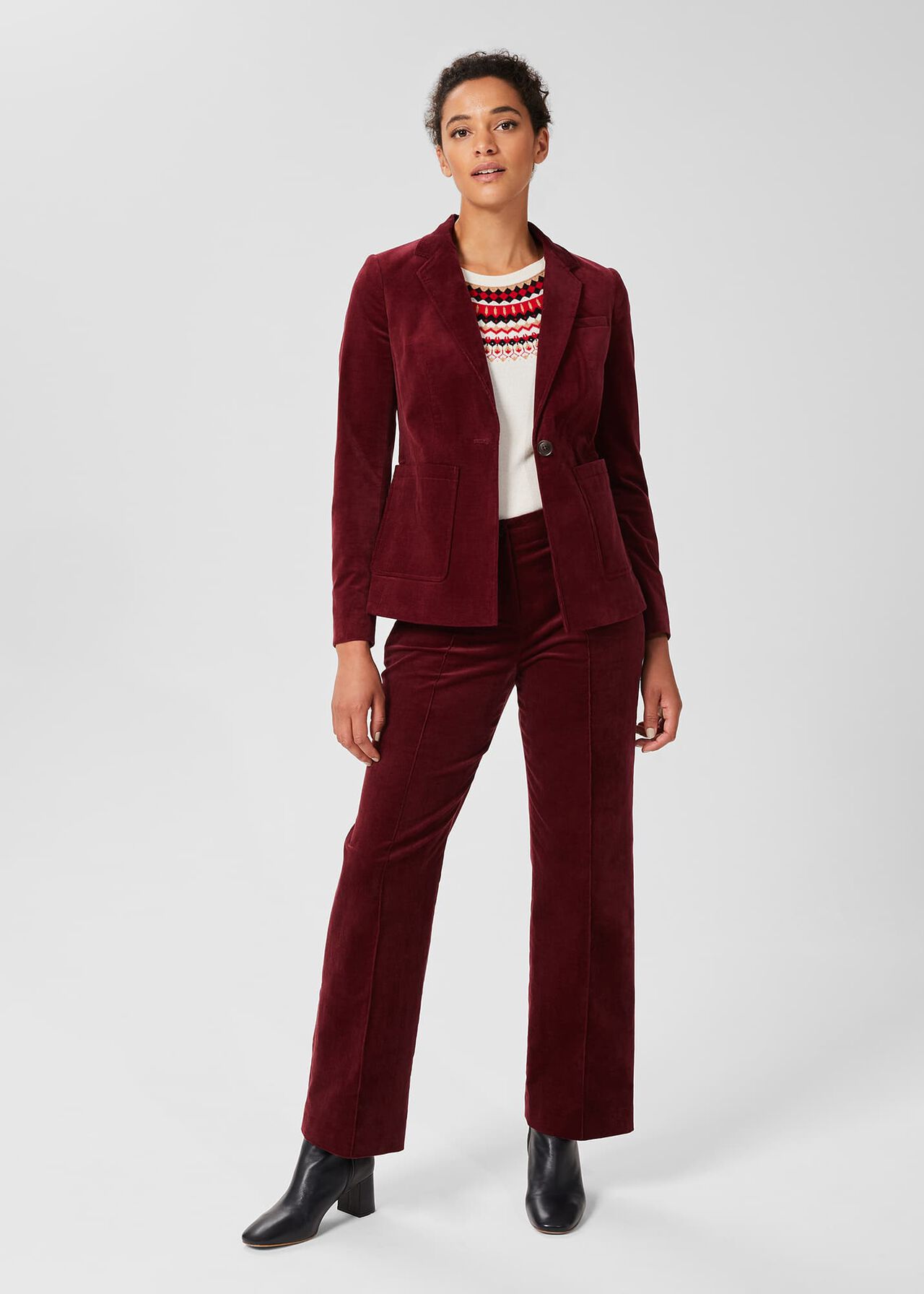Kassandra Cord Trouser Suit Outfit