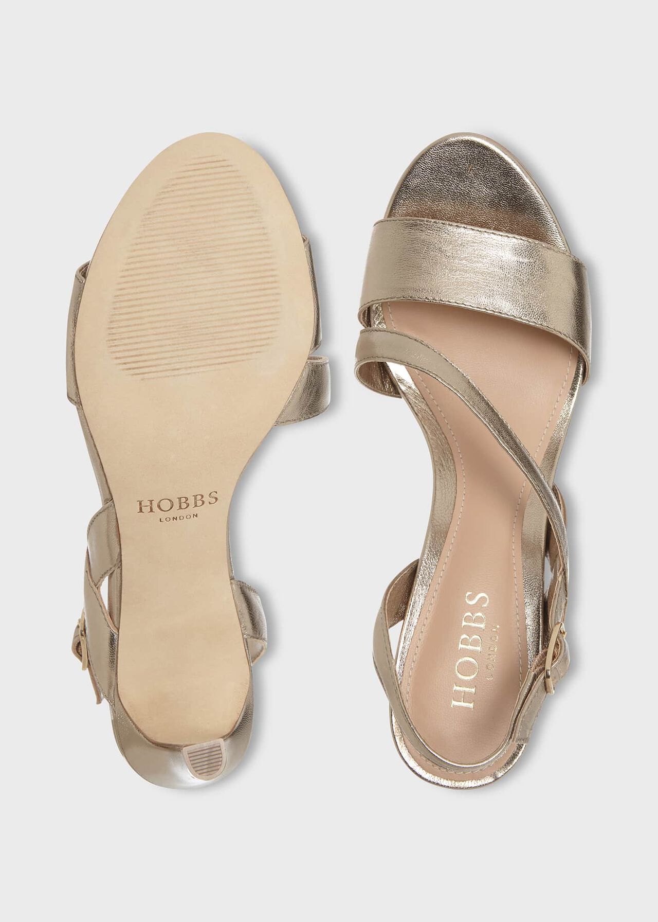 Mila Sandal, Pale Gold, hi-res