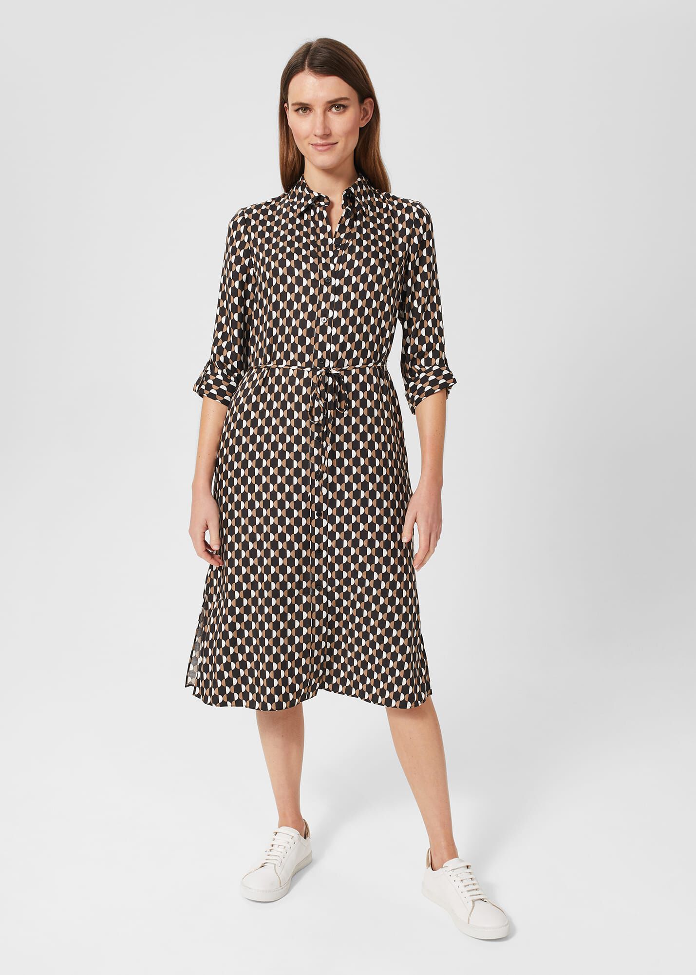 Hobbs black deals shirt dress