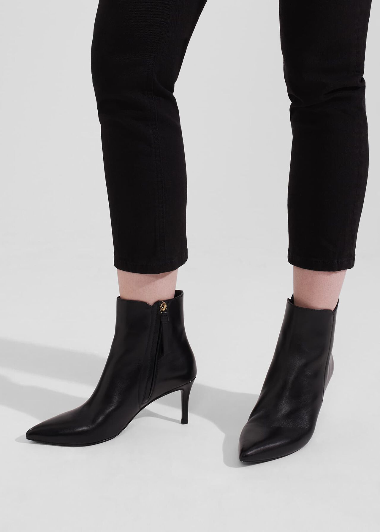 Elida Ankle Boots, Black, hi-res