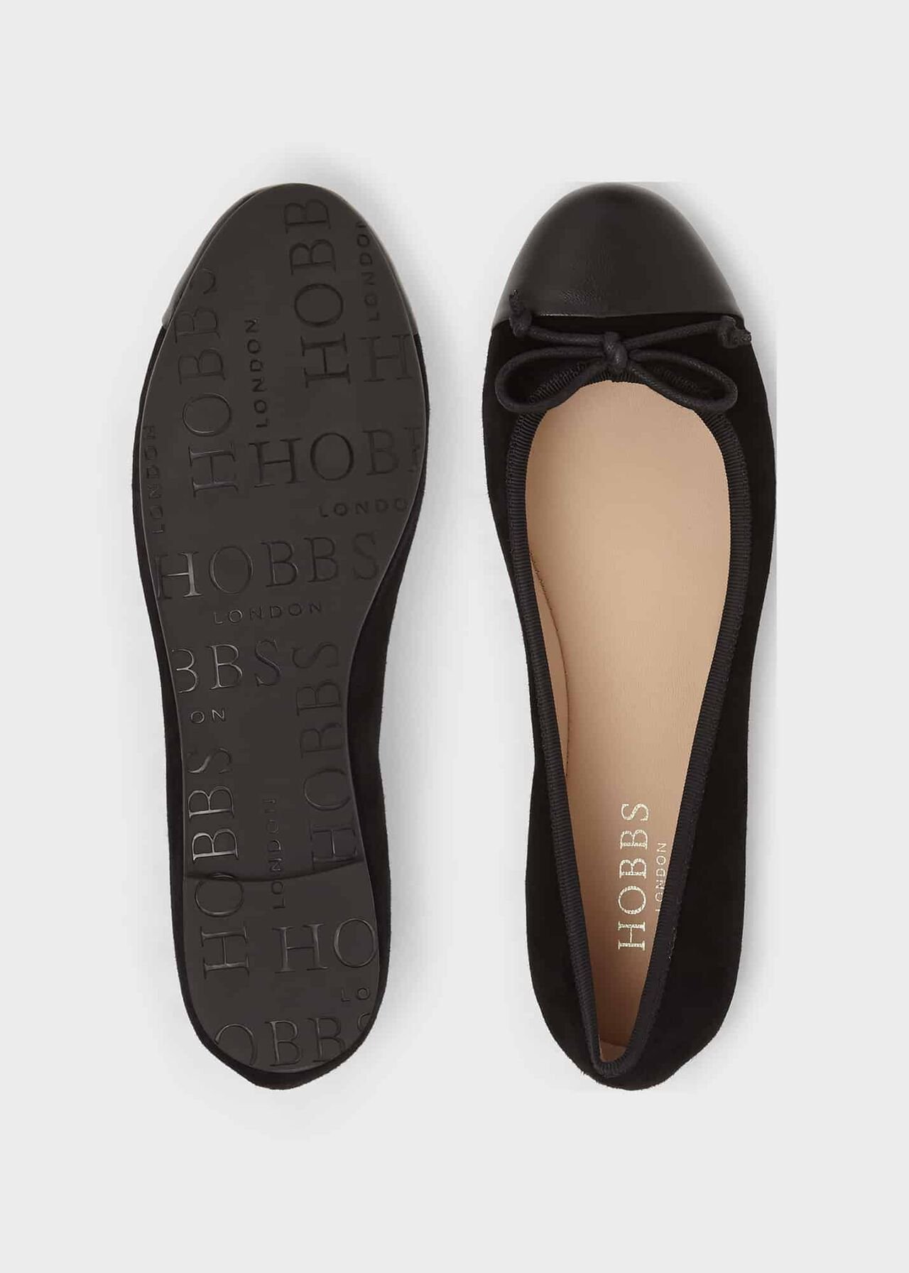 Flo Ballet Flats, Black, hi-res