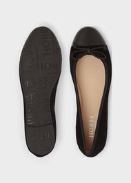Flo Ballet Flats, Black, hi-res