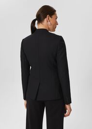 Safia Wool Blend Jacket, Black, hi-res
