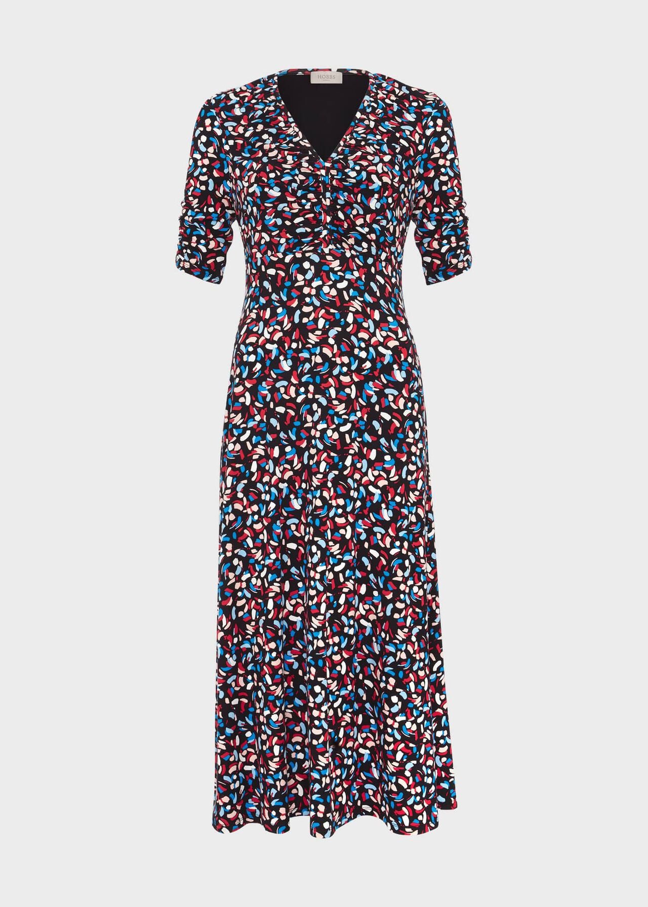 Anela Dress, Navy Multi, hi-res