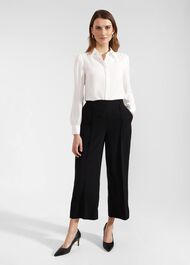 Tabatha Cropped Trousers, Black, hi-res