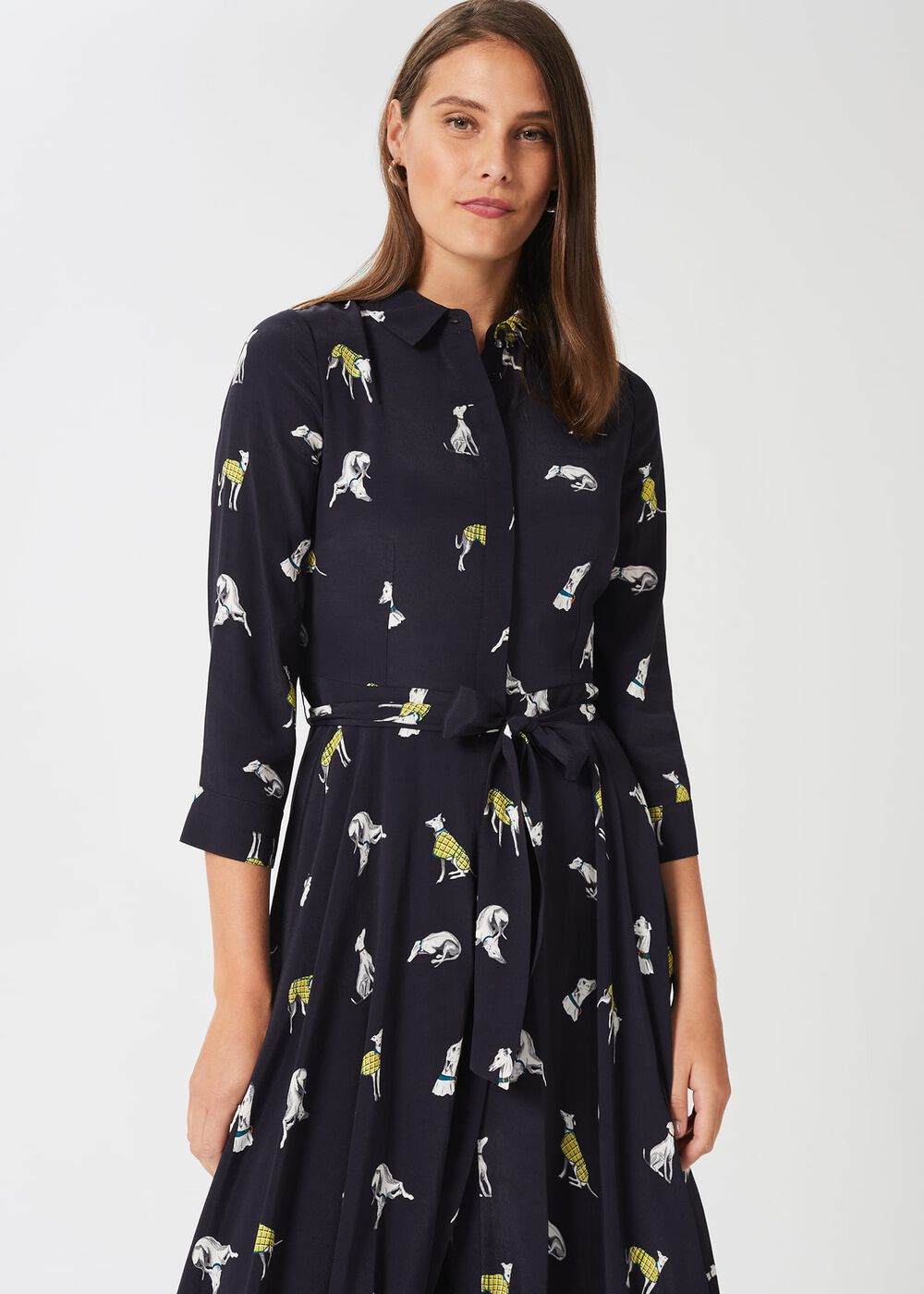 Lainey Dress, Navy Multi, hi-res