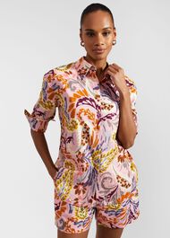 Devina Shirt With Linen, Multi, hi-res