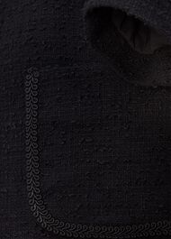 Gabi Tweed Jacket, Black, hi-res