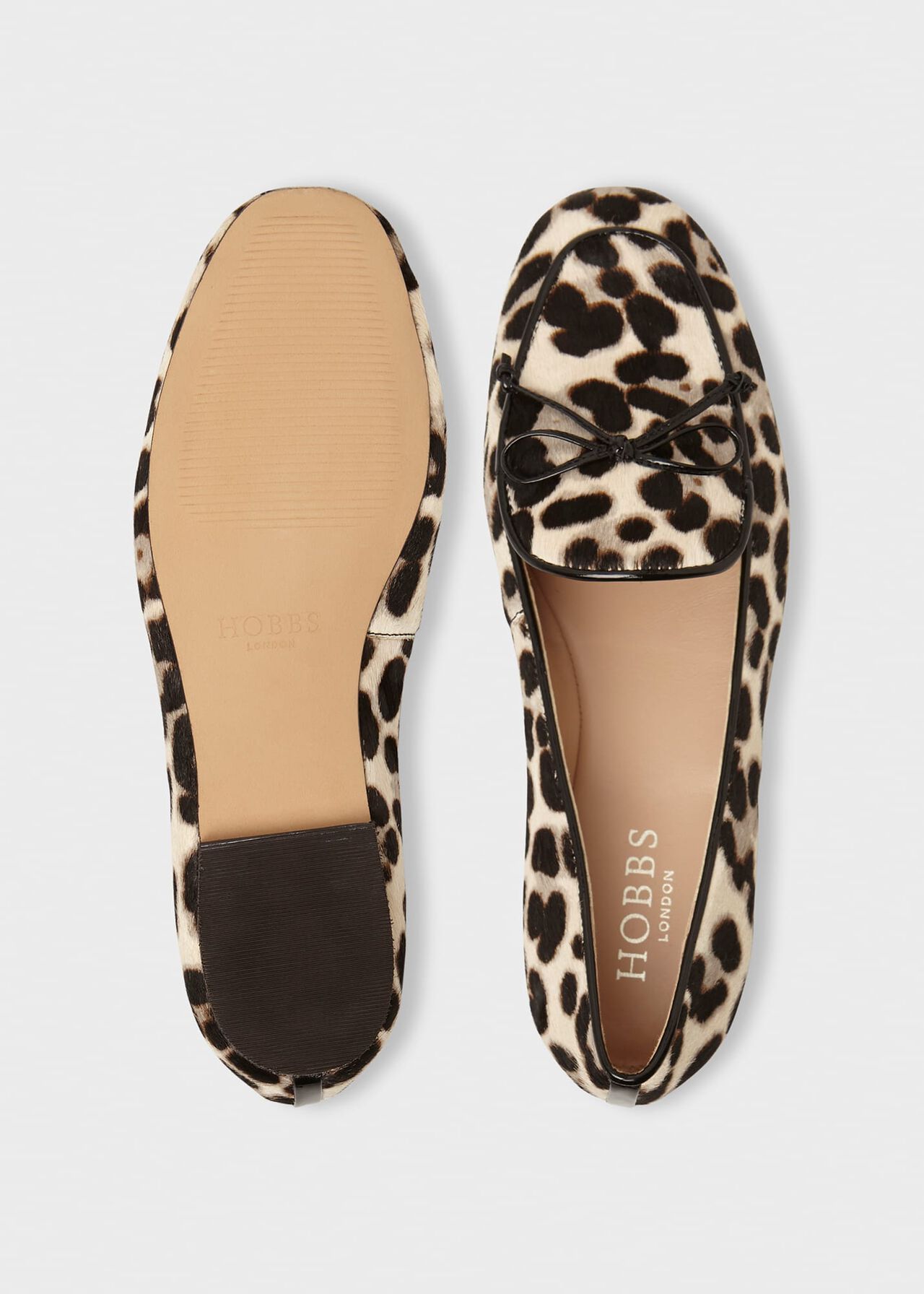 Oriana Animal Hair On Loafer, Snow Leopard, hi-res