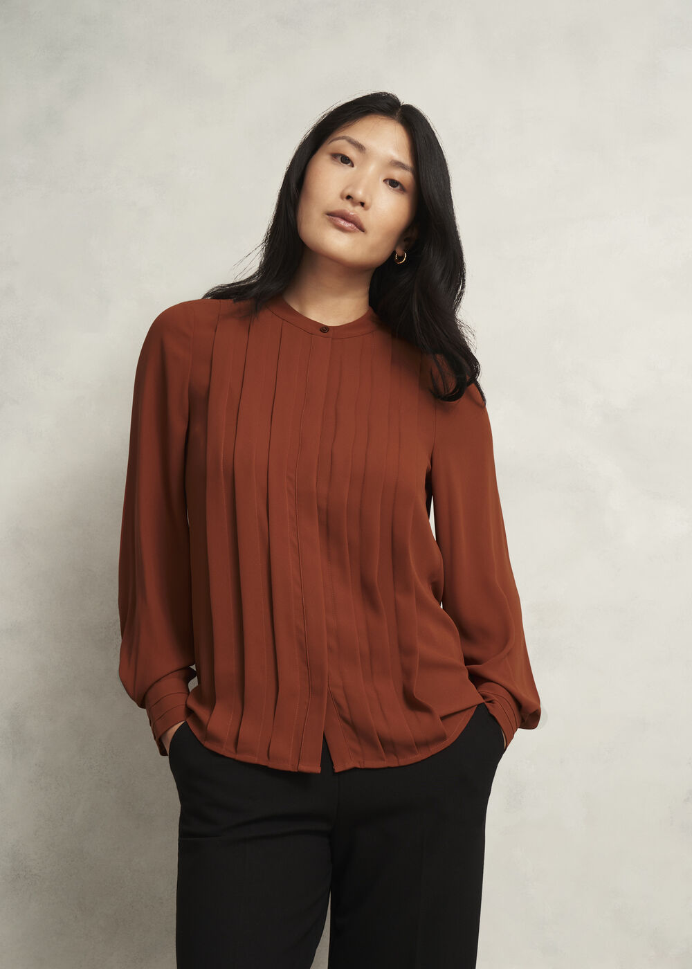 Arizona Blouse, Copper Orange, hi-res