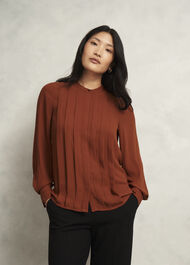 Arizona Blouse, Copper Orange, hi-res