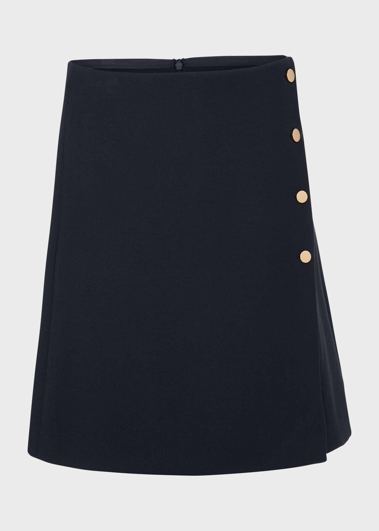 Aurielia A Line Skirt, Navy, hi-res