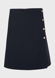 Aurielia A Line Skirt, Navy, hi-res