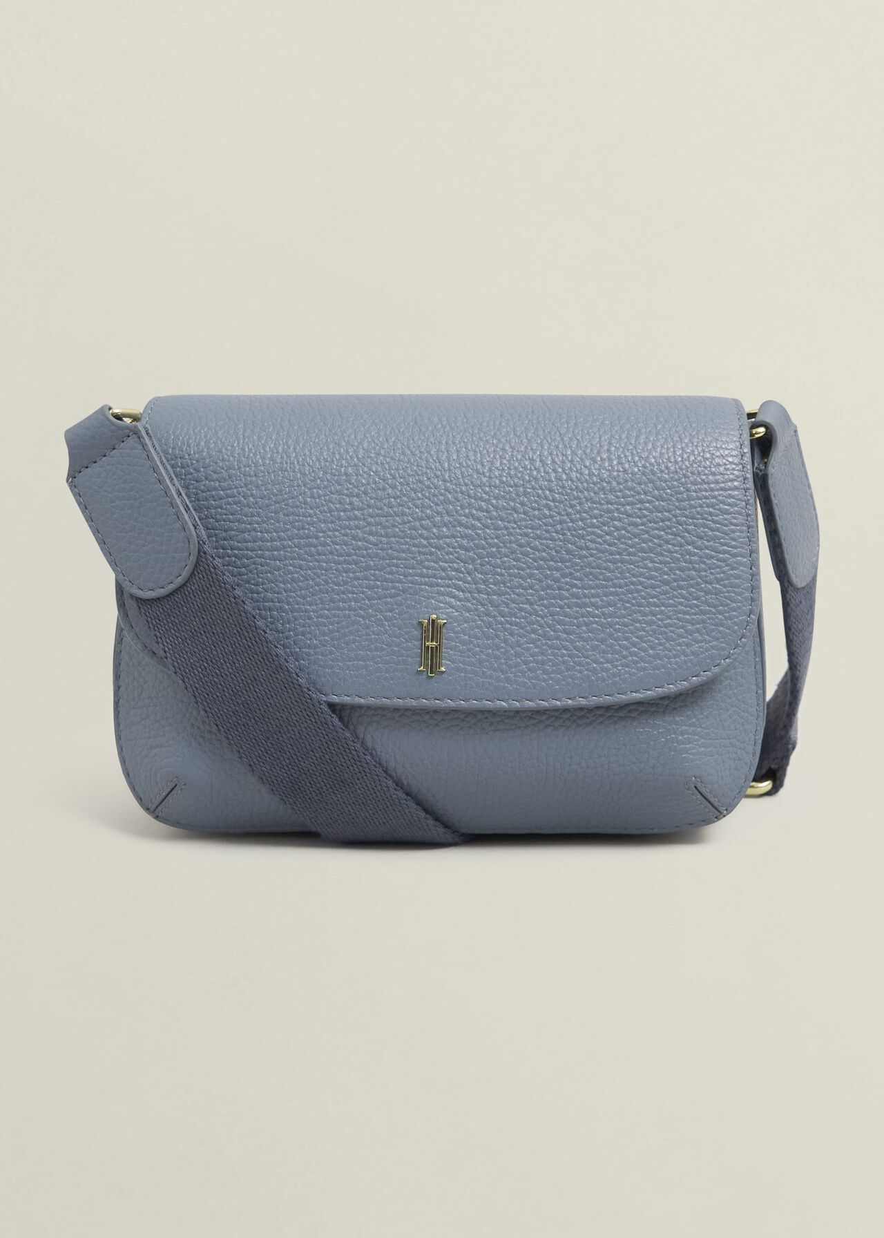 Berwick Leather Crossbody Bag, Cornflower Blue, hi-res
