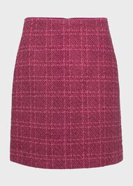Ramona Tweed Skirt, Berry, hi-res