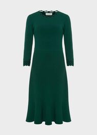 Erin Knitted Dress, Evergreen, hi-res