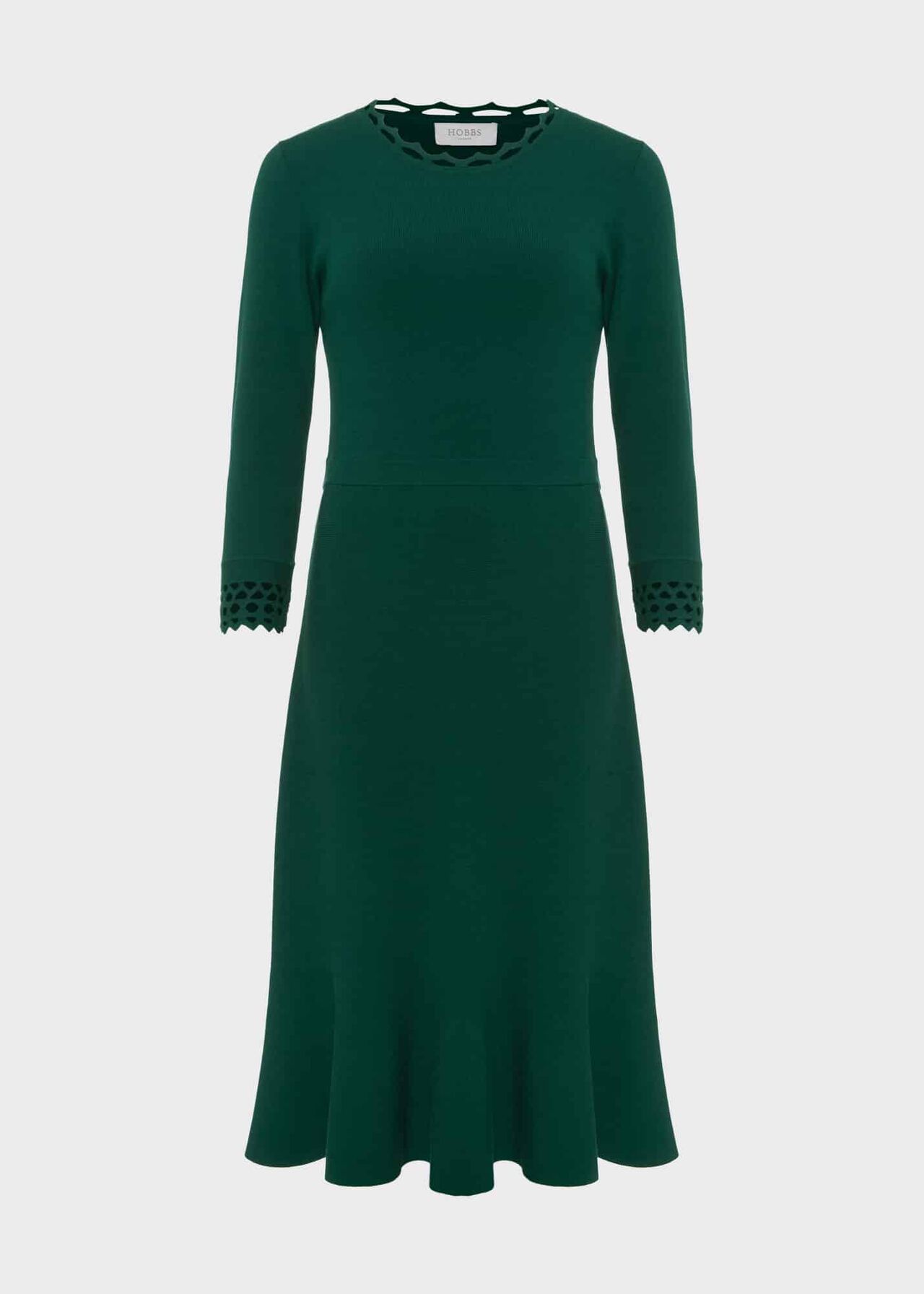 Erin Knitted Dress, Evergreen, hi-res