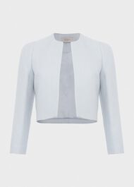 Eliza Tweed Jacket, Pale Blue, hi-res