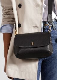 Berwick Leather Crossbody Bag, Black, hi-res