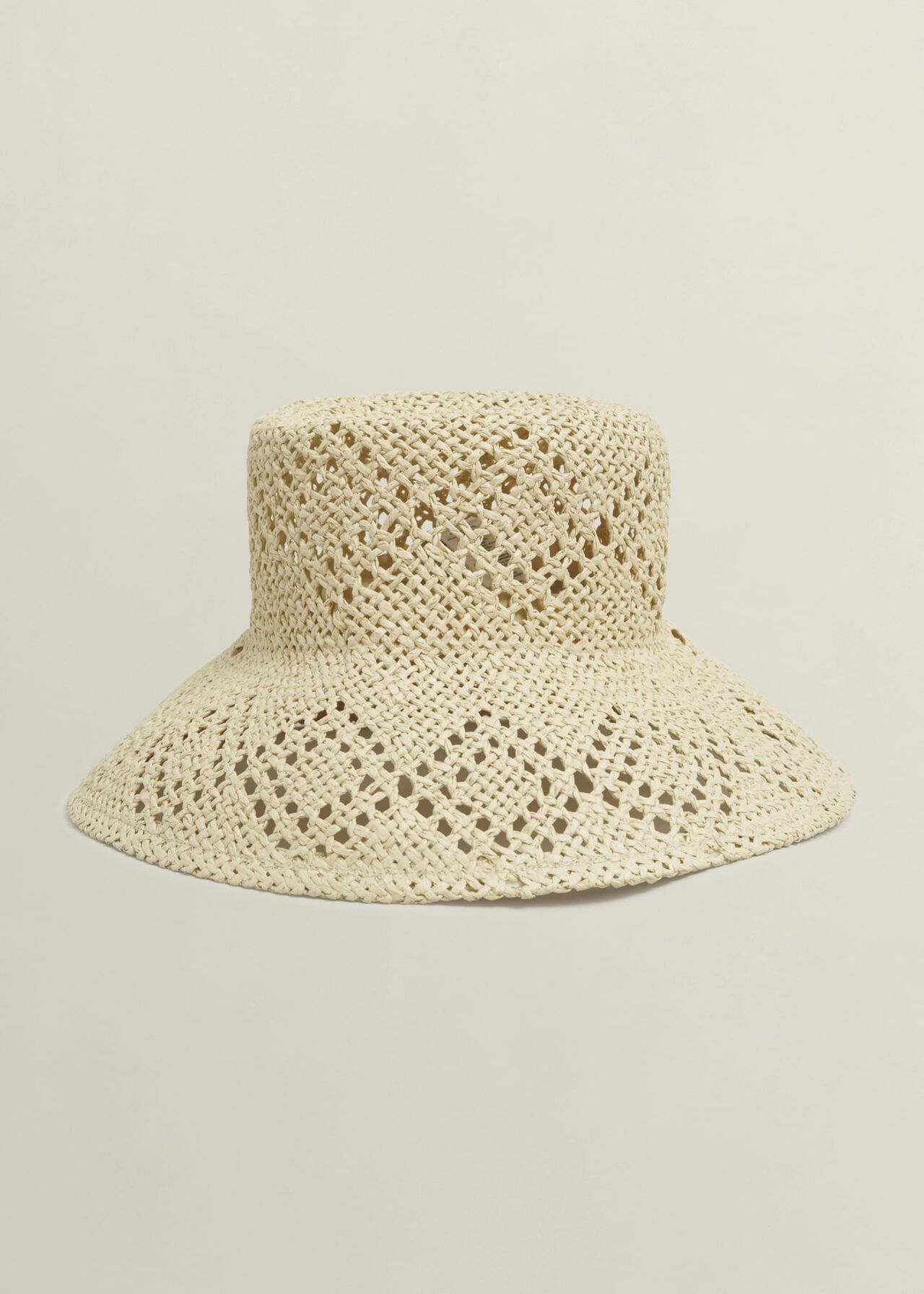 Mylie Straw Hat, Natural Navy, hi-res