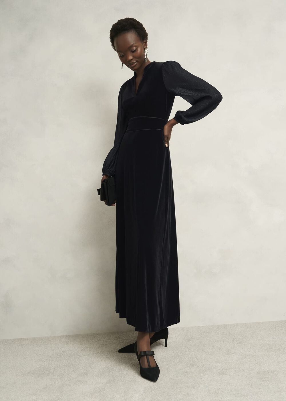 Marissa Dress, Black, hi-res