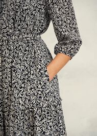 Polly Dress, Navy Cream, hi-res
