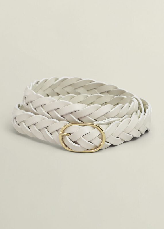Meera Woven Leather Belt
