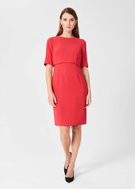 Larissa Shift Dress, Raspberry, hi-res