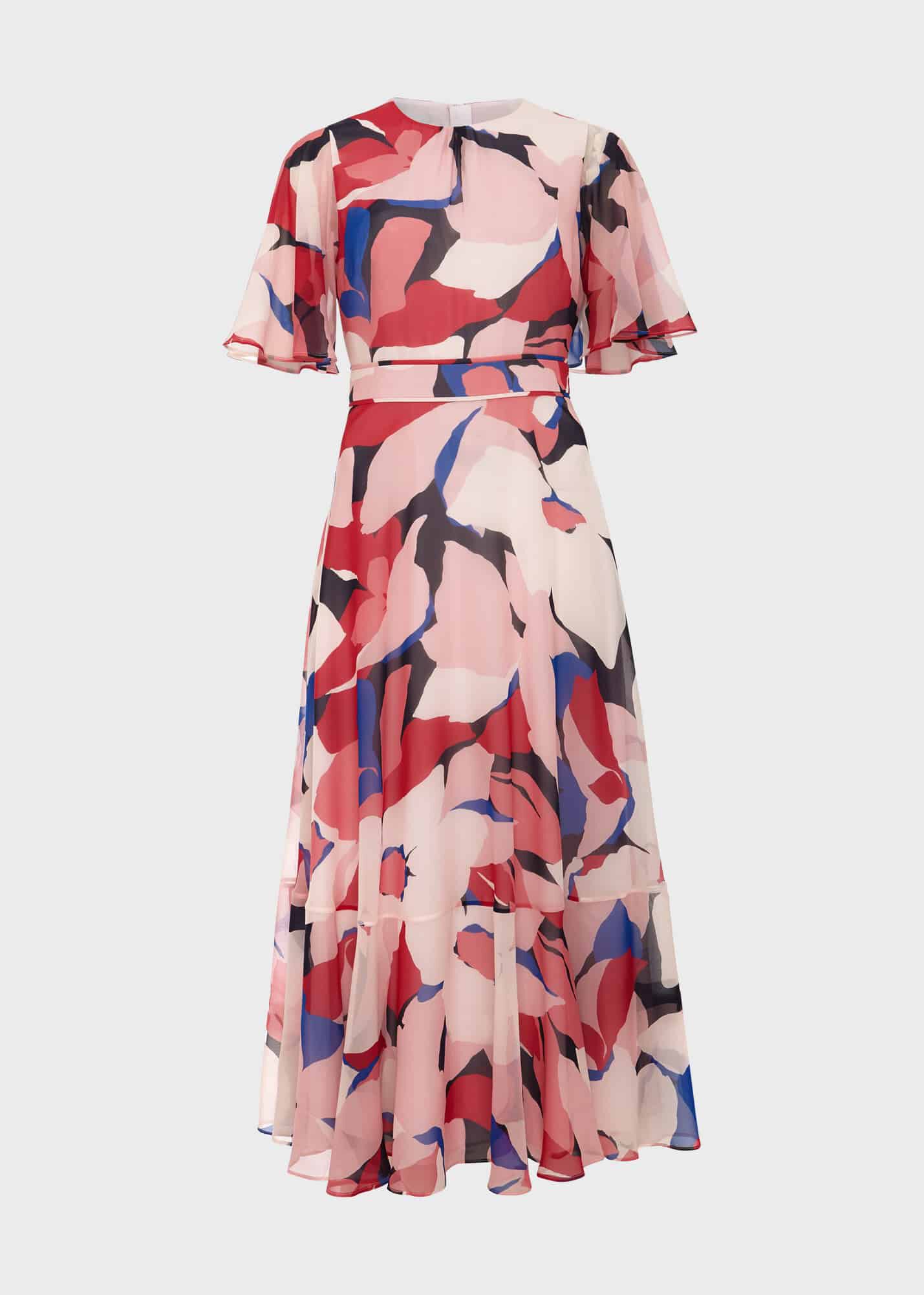 英国発【Hobbs London】Freyaシルクミディドレス Freya Silk Midi Dress | Hobbs US |