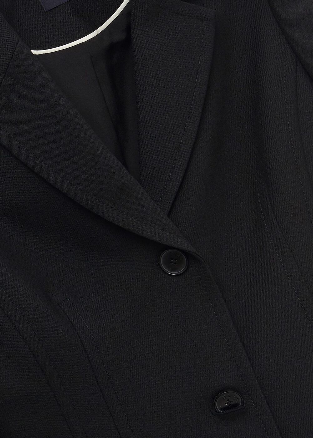 Giulia Wool Blend Blazer, Black, hi-res