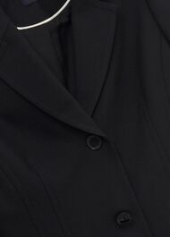 Giulia Wool Blend Blazer, Black, hi-res