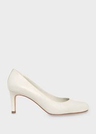 Lizzie Leather Courts, Ivory, hi-res