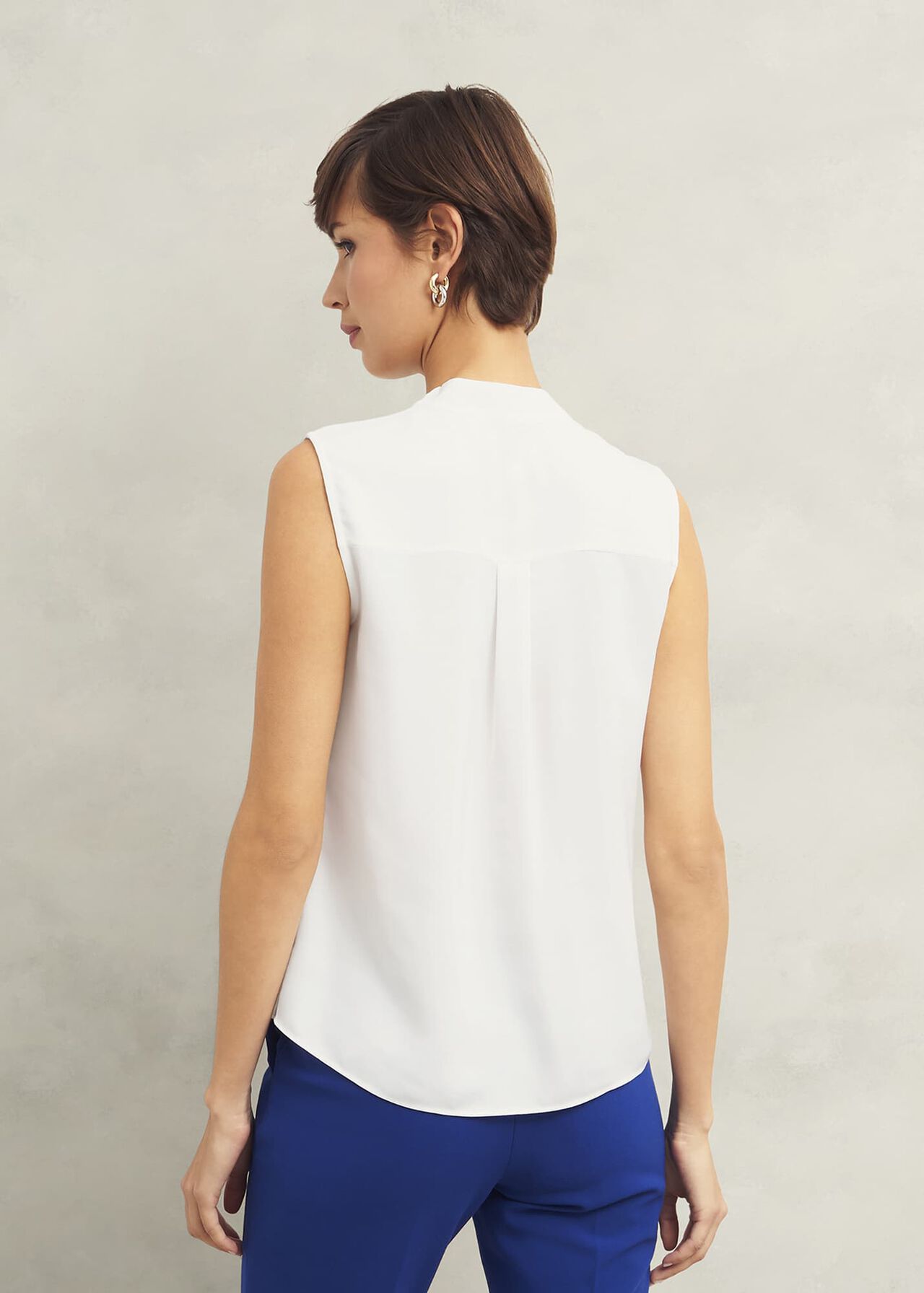 Hobbs Poppy Blouse Ivory