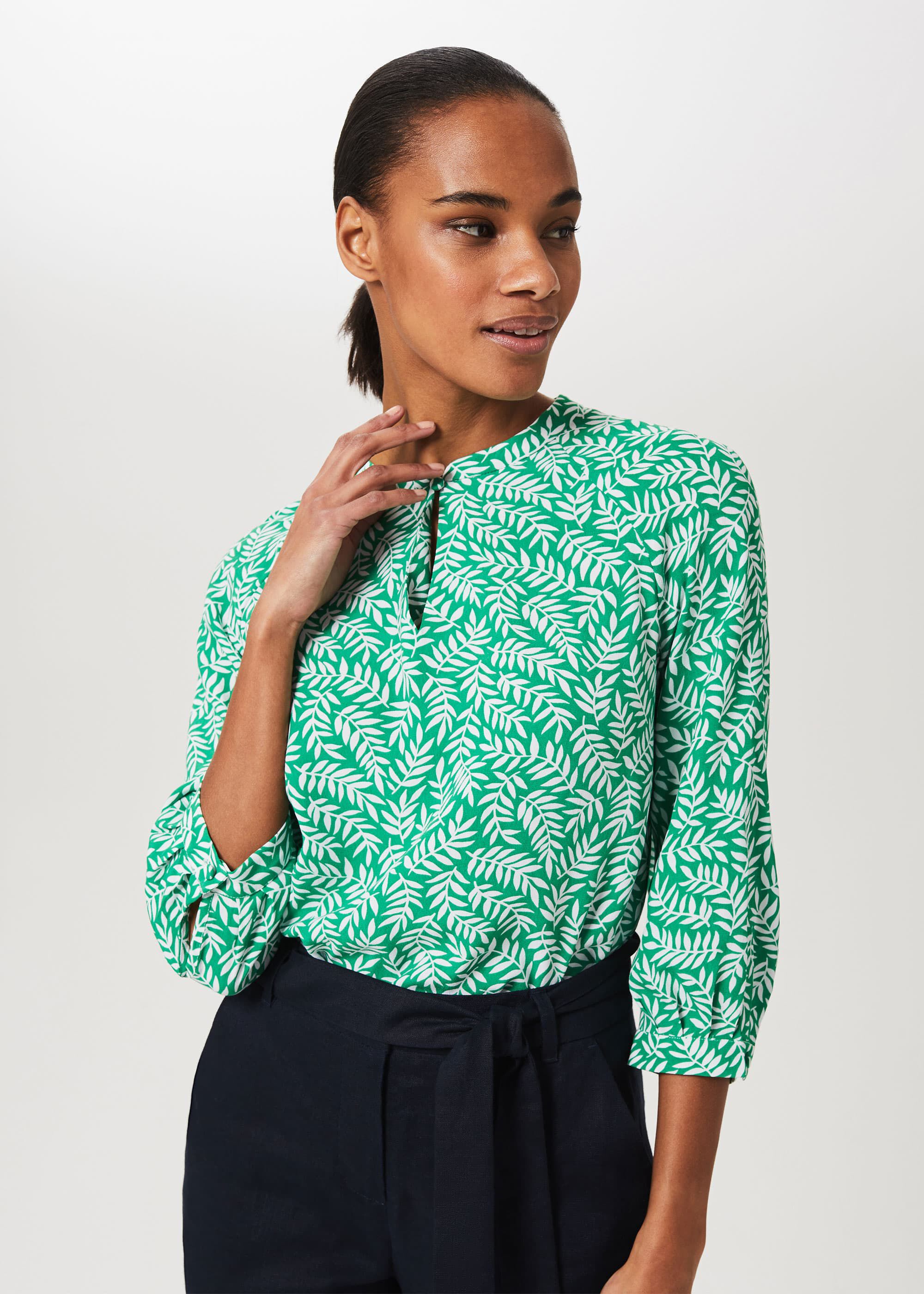 printed blouse