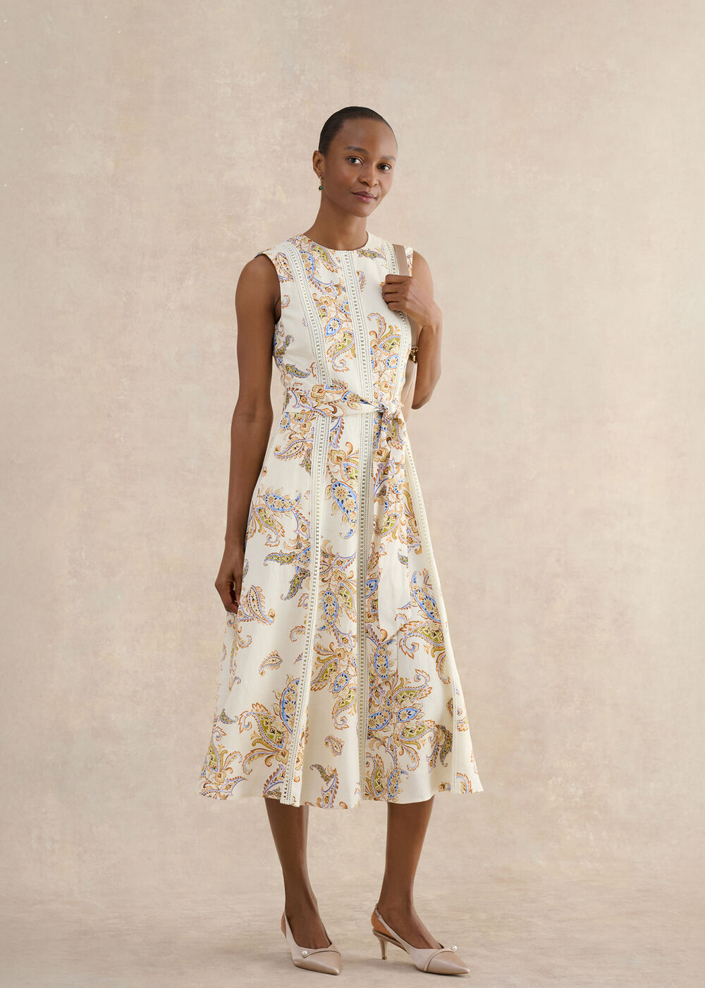 Serena Slingbacks, Champagne, hi-res