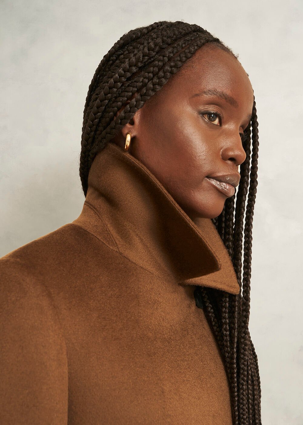 Livia Wool Coat, Vicuna, hi-res