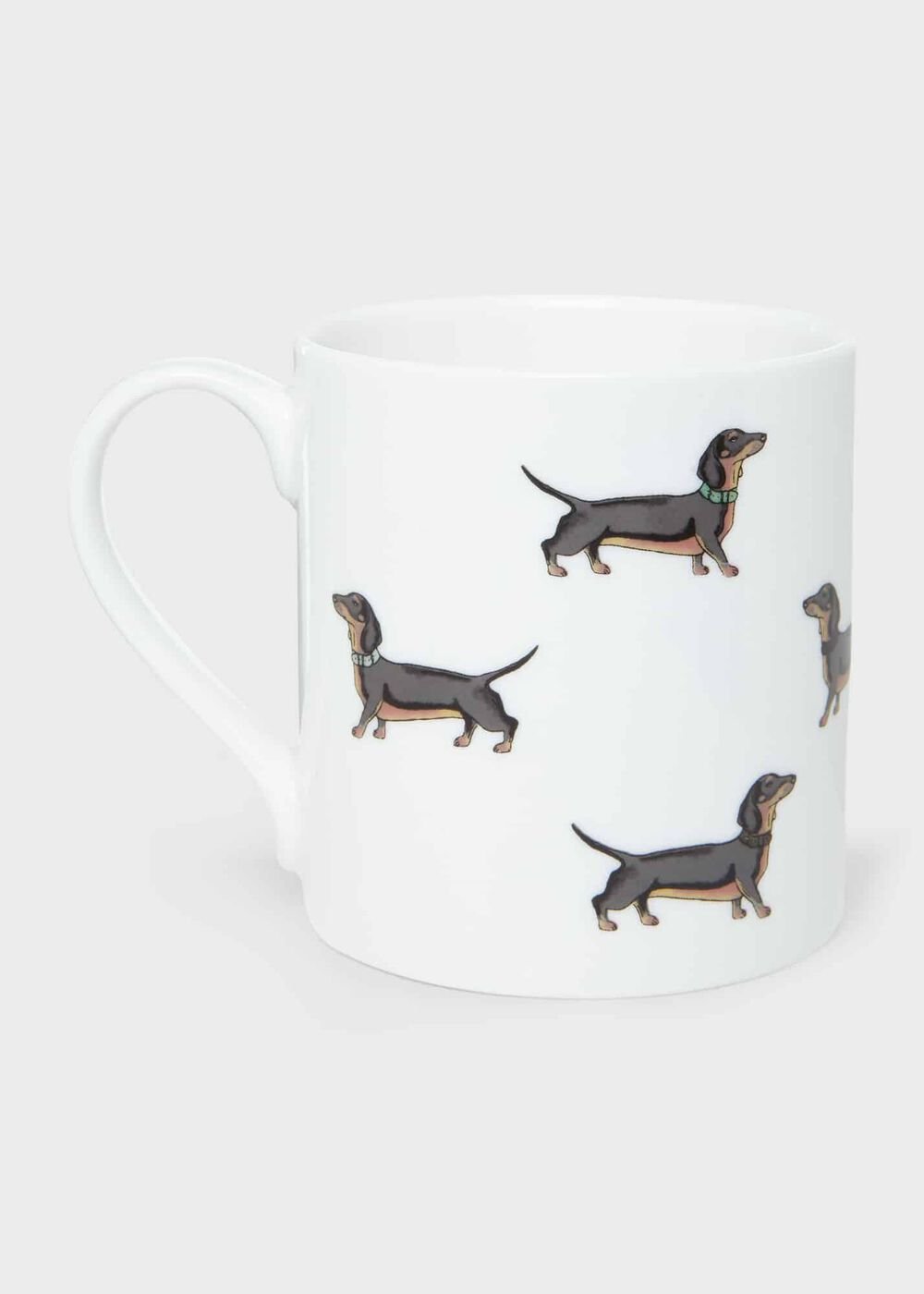 Sausage Dog Mug, White, hi-res