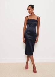 Eliot Dress, Hobbs Navy, hi-res
