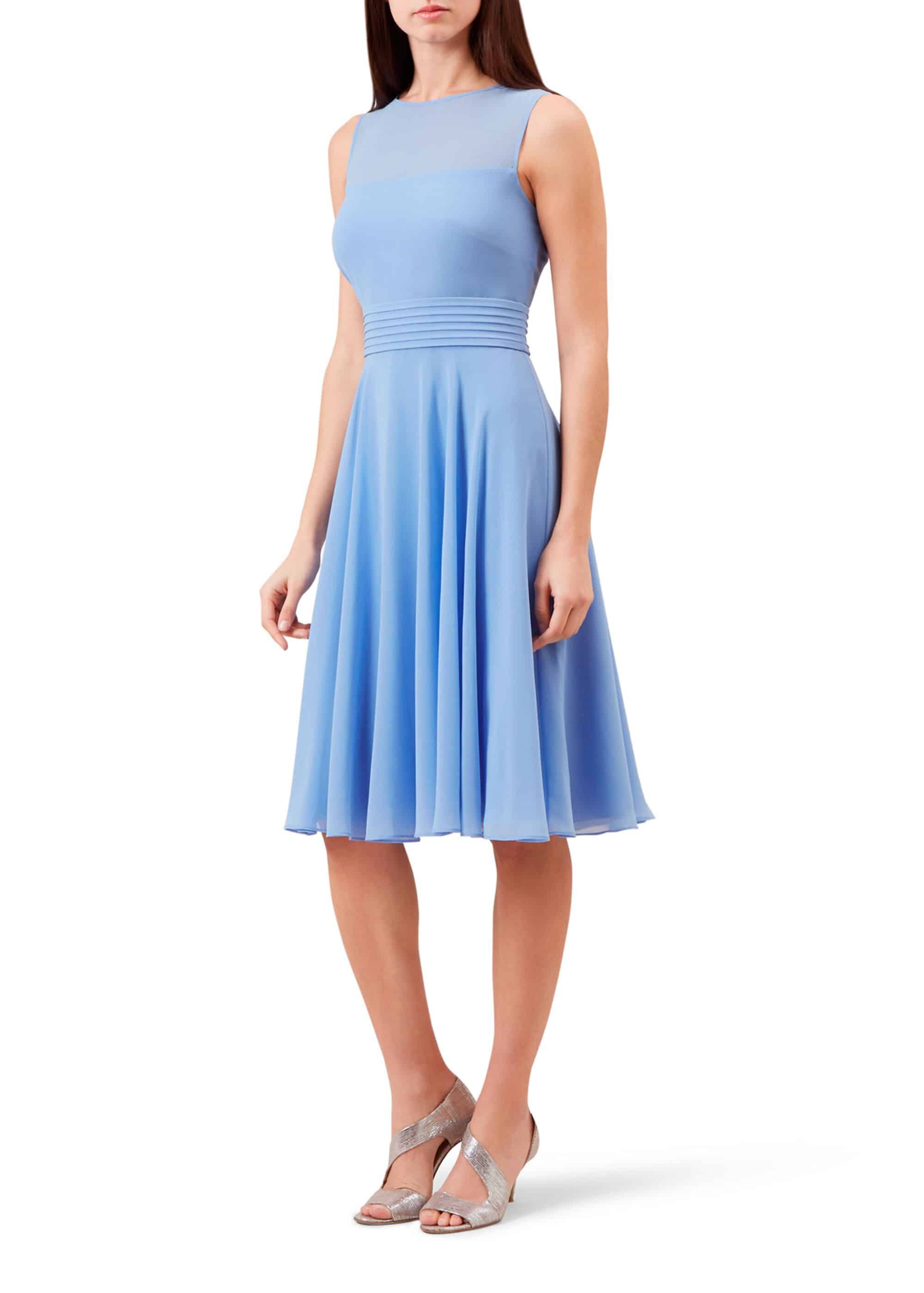 cornflower blue dress