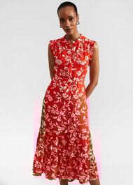 Petite Elsa Dress, Red Buttercream, hi-res
