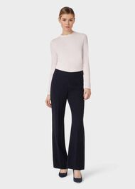 May Frill Collar Top, Pale Pink, hi-res