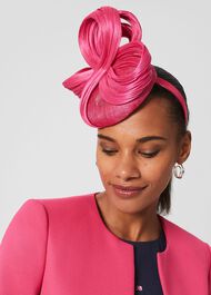 Jade Fascinator, Bright Pink, hi-res