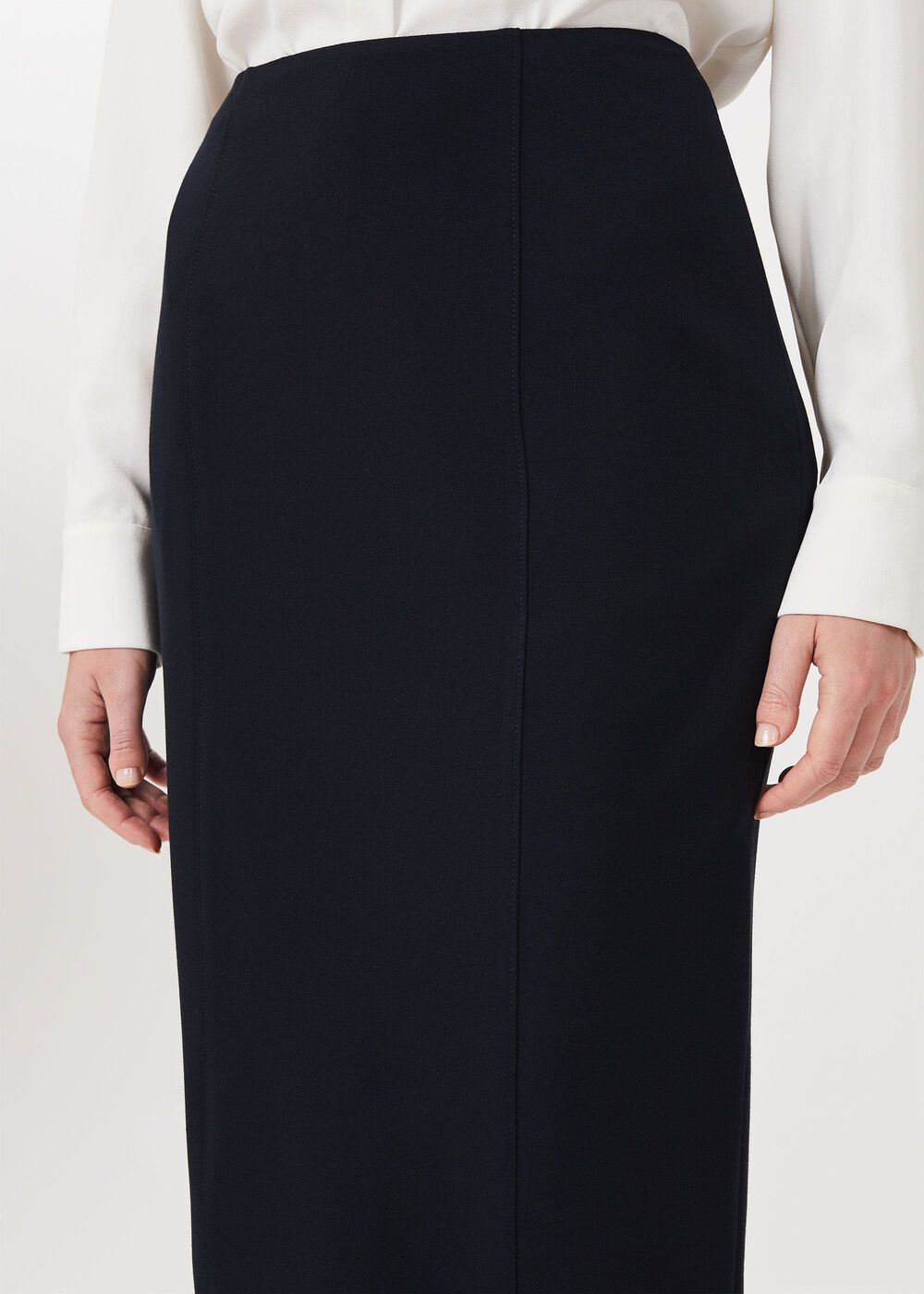 Beatrix Pencil Skirt, Navy, hi-res